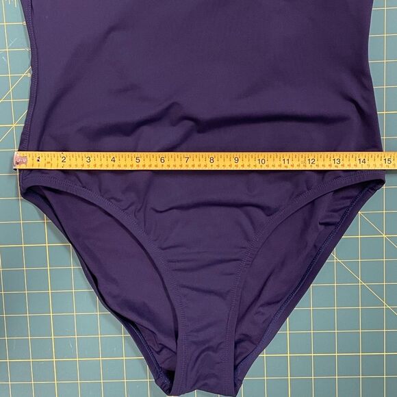 Andie Swim Catalina One Piece Navy Blue Swimsuit, Large. Open clasp back - Picture 10 of 14